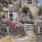 Bicycle in Garden Paint by Numbers
