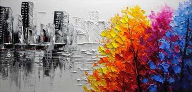 Abstract Art Painting by Numbers