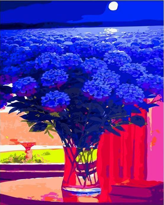 Abstract Floral Art Paint by Numbers