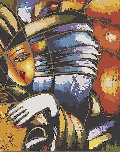 Abstract Art Painting by Numbers