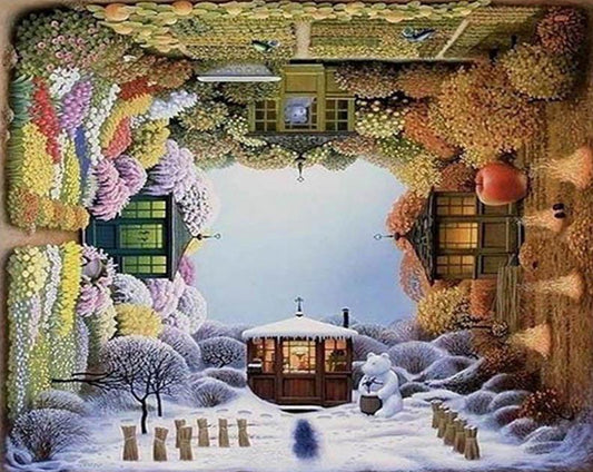 Four Seasons Paint by Numbers
