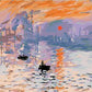 Abstract Sunset Paint by Numbers