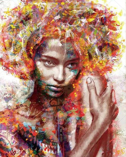 African Woman Paint by Numbers