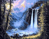 Forest Waterfall Paint by Numbers