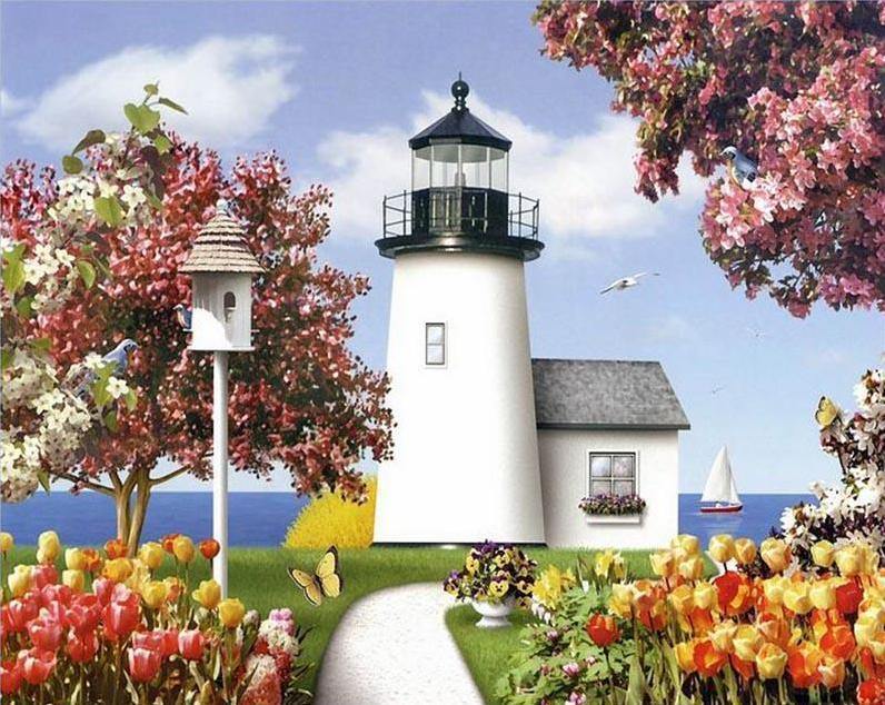 Garden View Paint by Numbers