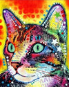 Psychedelic Cat Paint by Numbers
