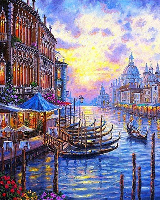 Venice City Paint by Numbers