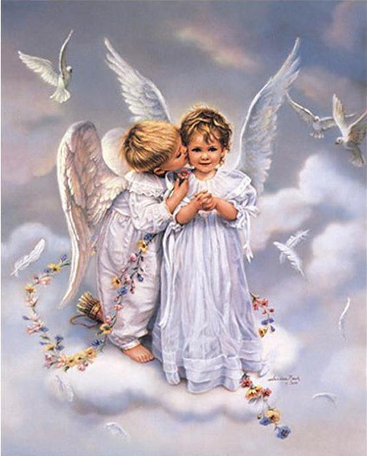 Angel Kids Paint by Numbers