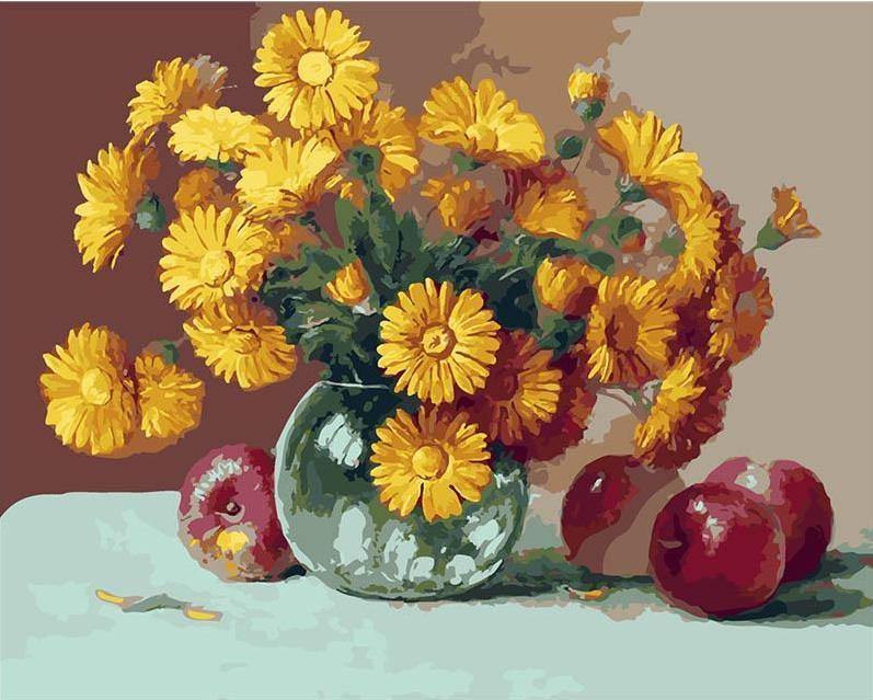 Apples & Sunflowers Paint by Numbers