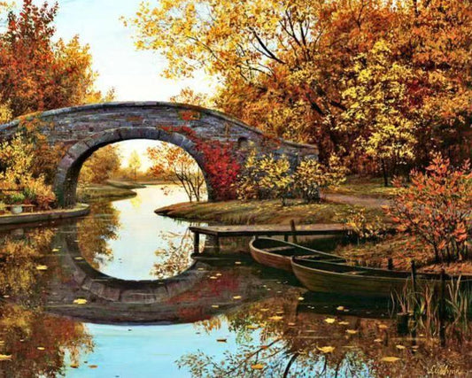 Arch Bridge Paint by Numbers