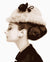 Audrey Hepburn Hat Paint by Numbers