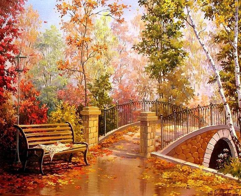 Autumn Park Paint by Numbers