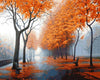 Autumn Trees Painting by Numbers