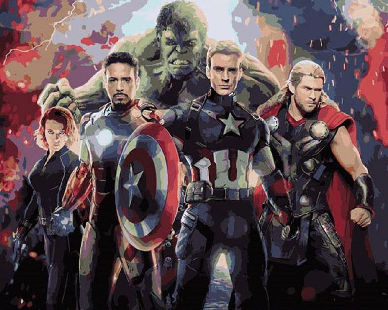 Avengers Paint by Numbers