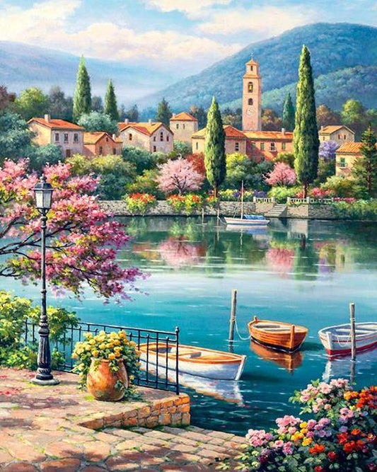 Landscape Paint by Numbers
