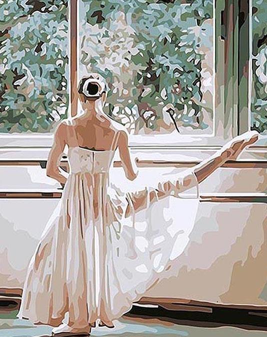 Ballet Dance Performance Paint by Numbers