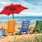 Beach Chairs Paint by Numbers