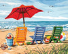 Beach Chairs Paint by Numbers