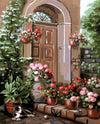 Floral Entrance Paint by Numbers