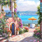 Floral Sea View Paint by Numbers