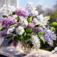 Beautiful Flower Vase Paint by Numbers