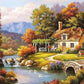 Lake House Paint by Numbers