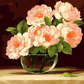 Peony Flowers Paint by Numbers