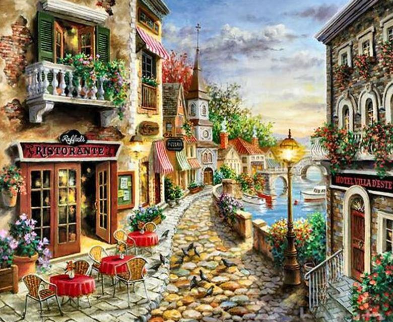 Beautiful Restaurant Paint by Numbers