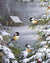 Snowy Trees & Birds Paint by Numbers