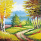 Beautiful Trees Landscape Paint by Numbers