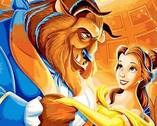 Beauty & the Beast Paint by Numbers