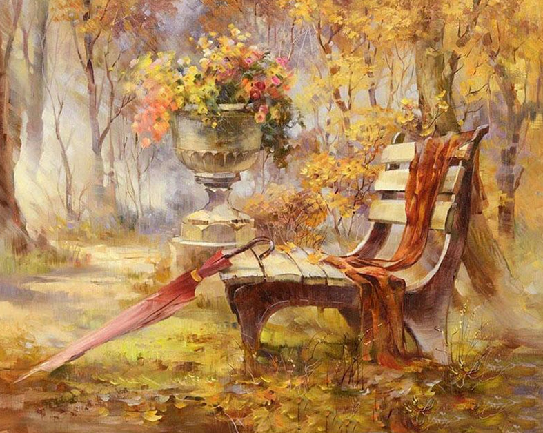 Autumn Park Paint by Numbers