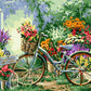 Bicycle & Flowers Paint by Numbers