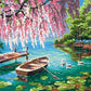 Boat & Ducks Paint by Numbers