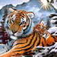 Brown Tiger Paint by Numbers