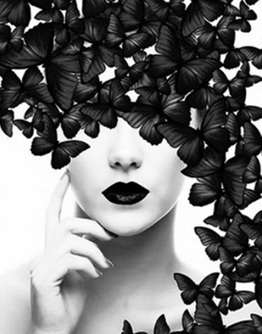 Butterfly Woman Paint by Numbers