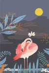 Cartoonist Flamingo Paint by Numbers