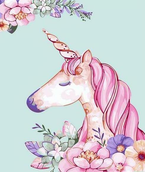 Cartoonist Unicorn Paint by Numbers