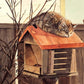 Cat on Birds House Paint by Numbers