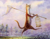 Cat with Cage Paint by Numbers