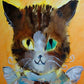 Cat with a Bow Tie Paint by Numbers