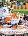 Cats &amp; Birds Painting by Numbers