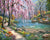 Cherry Blossoms Painting by Numbers