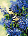 Chickadees Pair Paint by Numbers