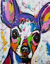 Colorful Chihuahua Paint by Numbers