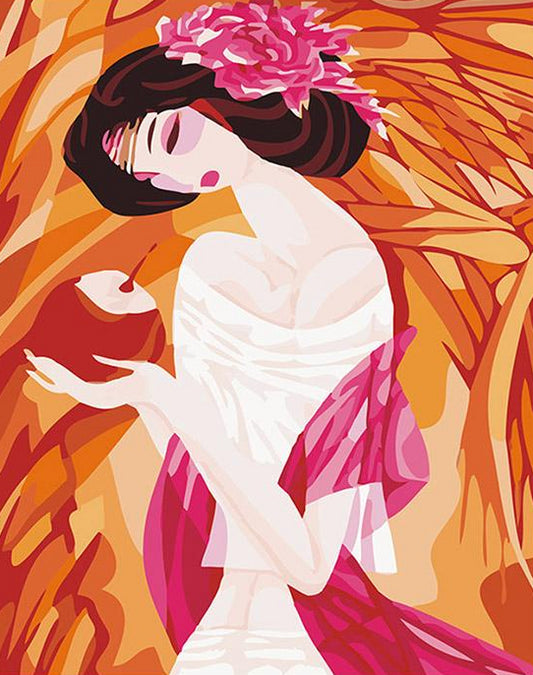 Chinese Lady Paint by Numbers
