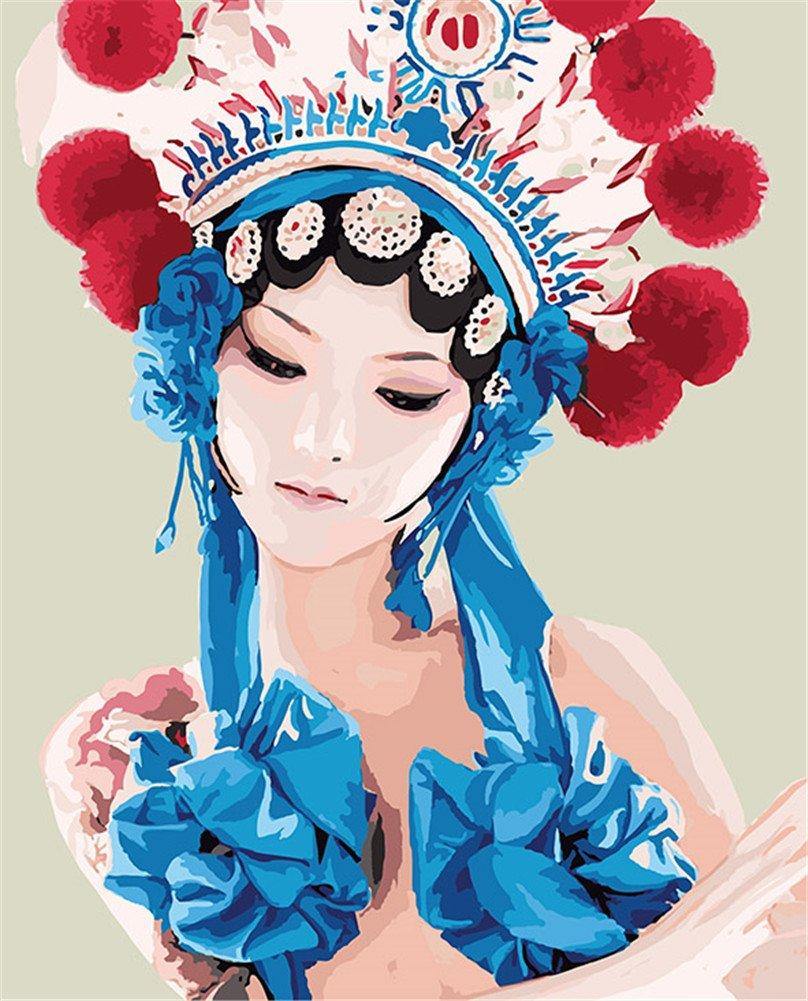 Chinese Lady Paint by Numbers