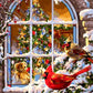 Christmas Birds Paint by Numbers