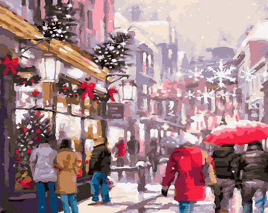 Christmas Hustle & Bustle Painting Kit