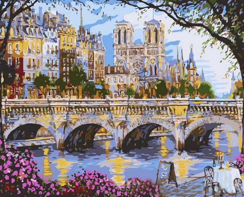 City Bridge DIY Painting Kit